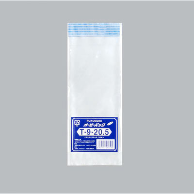 福助工業 テープ有 OPP袋 オーピーパックC T-09-20.5 100枚入 00756273 1ケース(100個(1個×100)（直送品）