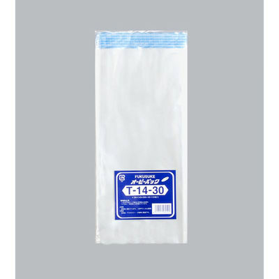 福助工業 テープ有 OPP袋 オーピーパックC T-14-30 100枚入 00756290 1ケース(50個(1個×50)（直送品）