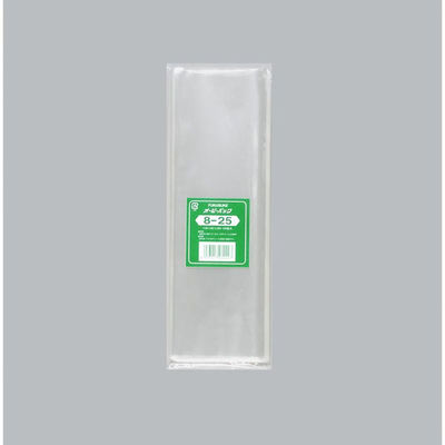 福助工業 テープ無 OPP袋 オーピーパックC No.8-25 100枚入 00756257 1ケース(100個(1個×1（直送品）