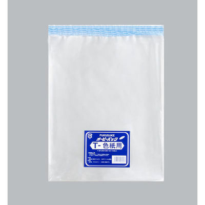 福助工業 テープ有 OPP袋 オーピーパックC T-色紙用 100枚入 00756326 1ケース(30個(1個×30)（直送品）