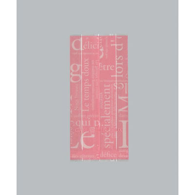 福助工業 合掌袋 合掌ガゼット袋 GT(透明タイプ) No.22洋柄ピンク 00757008 1ケース(5000個(100個×50)（直送品）