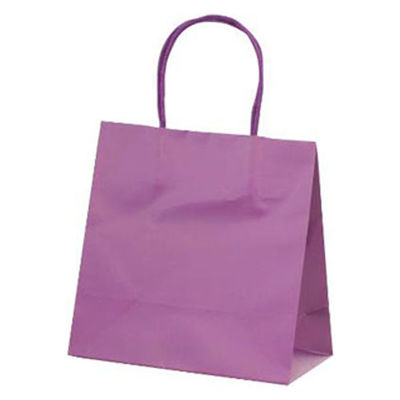 ベルベ 紙手提袋 マットバッグ SS パープル 00757061 1ケース(100個(10個×10)（直送品）
