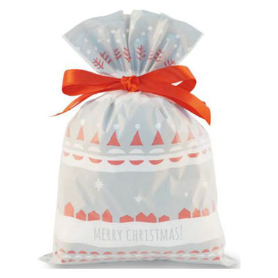 ベルベ ローデンポリ袋 リボン付ギフトバッグ ミスティーノ(ホワイト) 00757090 1ケース(200個(10個×20)（直送品）