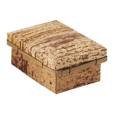 神堂 竹皮容器 16907 竹皮貼容器細 ハーフ 00758705 1ケース(100個(1個×100)（直送品）