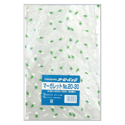 福助工業 テープ無 OPP袋 オーピーパック マーガレット No.20-30 50枚入 00761995 1ケース(10個(1個×10)（直送品）