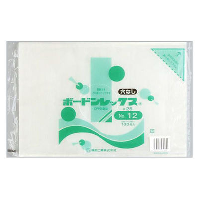 福助工業 青果用袋 ボードンレックス#25No.12 穴なし 00762383 1ケース(4000個(100個×40)（直送品）
