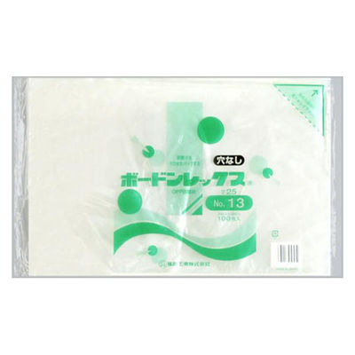 福助工業 青果用袋 ボードンレックス#25No.13 穴なし 00762385 1ケース(3000個(100個×30)（直送品）