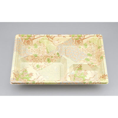 シーピー化成 仕出し弁当容器 Z-203 葵(内柄) 本体 0100203001405 1ケース(400個(100個×4)（直送品）