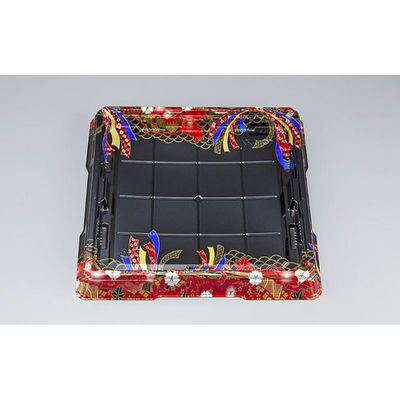 シーピー化成 寿司桶 CZハカマ桶3R 令華赤 本体(B) 0126203068845 1ケース(200個(10個×20)（直送品）