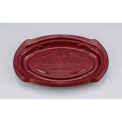 シーピー化成 仕出し弁当容器 BFコモプレ内63 フォンセ赤 本体 014786300A695 1ケース(800個(50個×16)（直送品）