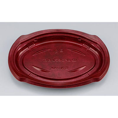 シーピー化成 仕出し弁当容器 BFコモプレ内67 フォンセ赤 本体 014786700A695 1ケース(400個(50個×8)（直送品）