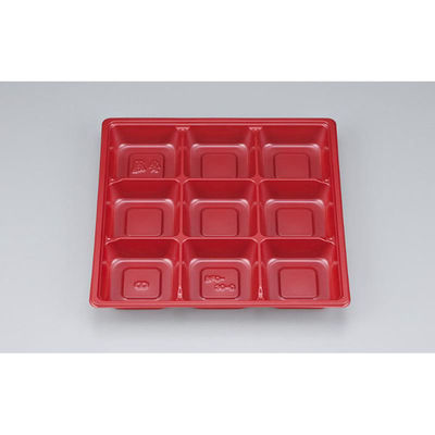 シーピー化成 弁当容器 BFO-30-D 赤BS 中仕切 0150030403263 1ケース(600個(50個×12)（直送品）