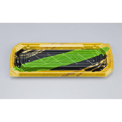 シーピー化成 寿司容器 UFN大将15 水面笹金 本体 0190115008485 1ケース(800個(50個×16)（直送品）