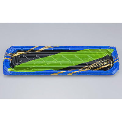 シーピー化成 寿司容器 UFN大将17 水面笹青 本体 0190117008475 1ケース(300個(50個×6)（直送品）