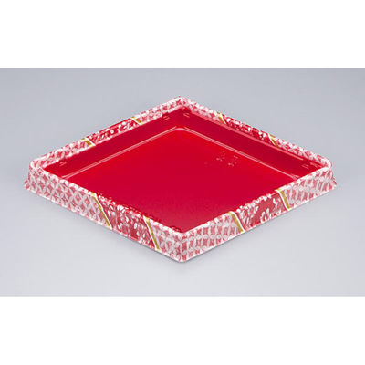 シーピー化成 寿司容器 UFハカマ折ヒシ中 花織 セット(N) 0196682003170 1ケース(400個(50個×8)（直送品）