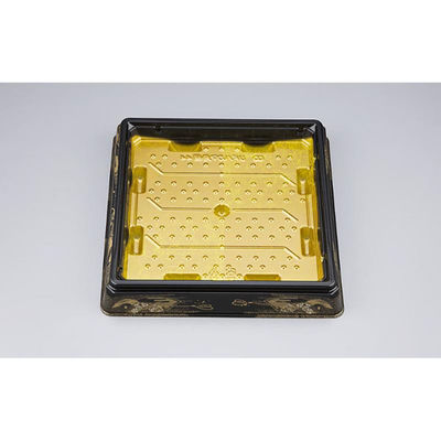 シーピー化成 寿司桶 UFハカマ角桶44 みやこ扇 本体(N) 0196744006065 1ケース(280個(10個×28)（直送品）