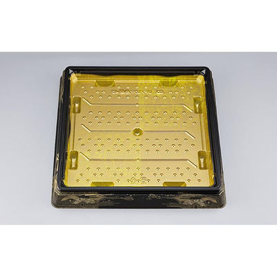 シーピー化成 寿司桶 UFハカマ角桶45 みやこ扇 本体(N) 0196745006065 1ケース(240個(10個×24)（直送品）