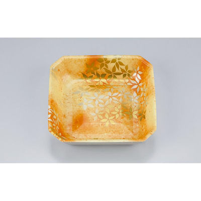 シーピー化成 惣菜容器 V-惣菜25深 花里橙 0216025608610 1ケース(2000個(50個×40)（直送品）