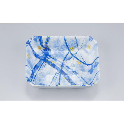 シーピー化成 惣菜容器 V-惣菜35深 よつば青 0216035608620 1ケース(2000個(50個×40)（直送品）