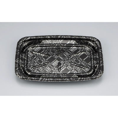 シーピー化成 惣菜容器 TNグリドル2 モダン黒 本体 0256102004815 1ケース(600個(50個×12)（直送品）