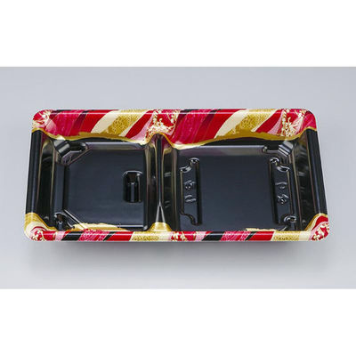 シーピー化成 冷麺容器 SF弁当57 豊潤赤 本体 0272705706825 1ケース(600個(50個×12)（直送品）