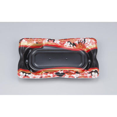 シーピー化成 寿司容器 SF華皿13 花かざり赤 本体 0275613004635 1ケース(1500個(50個×30)（直送品）