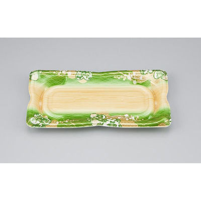 シーピー化成 寿司容器 SF華皿14 小町緑 本体 0275614004675 1ケース(1200個(50個×24)（直送品）