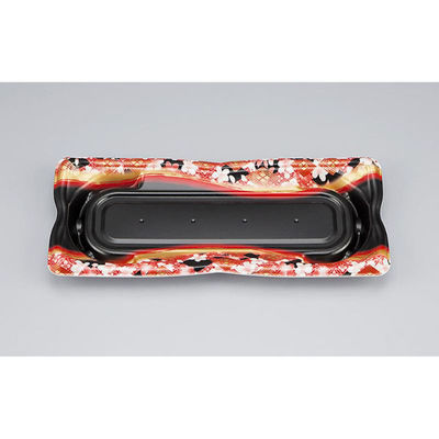 シーピー化成 寿司容器 SF華皿15 花かざり赤 本体 0275615004635 1ケース(1000個(50個×20)（直送品）