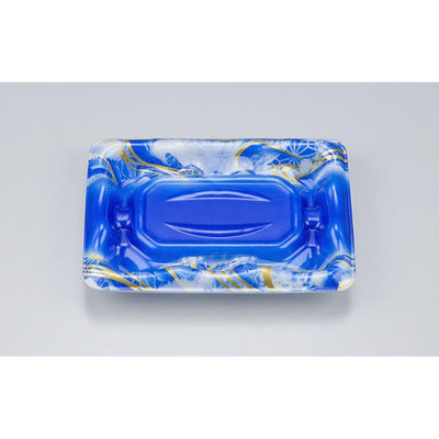 シーピー化成 刺身容器 SF磯浜1M平 涼潮青 本体 0276701138055 1ケース(1500個(50個×30)（直送品）