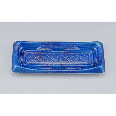 シーピー化成 寿司容器 SFうま皿15 星雲青 本体 0276915009705 1ケース(1200個(50個×24)（直送品）