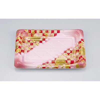 シーピー化成 寿司容器 SFうま皿24 花雅桃 本体 0276924009785 1ケース(900個(50個×18)（直送品）