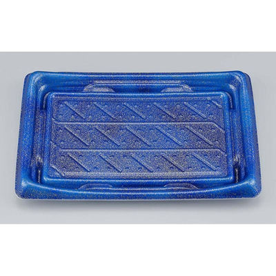 シーピー化成 寿司容器 SFうま皿36 星雲青 本体 0276936009705 1ケース(400個(50個×8)（直送品）