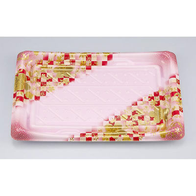 シーピー化成 寿司容器 SFうま皿36 花雅桃 本体 0276936009785 1ケース(400個(50個×8)（直送品）