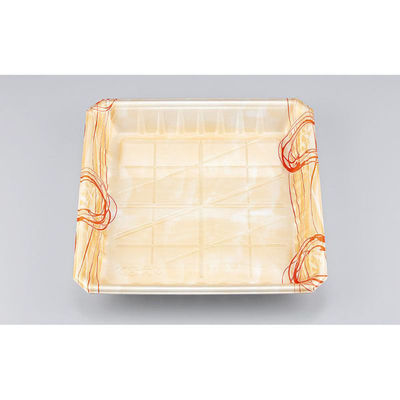 シーピー化成 発泡トレー SFニック24-24深 ゆうすい薄橙 027742425A225 1ケース(400個(50個×8)（直送品）