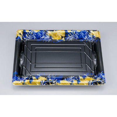 シーピー化成 刺身容器 SF鮨板37 みお青 本体 0277637008245 1ケース(360個(10個×36)（直送品）