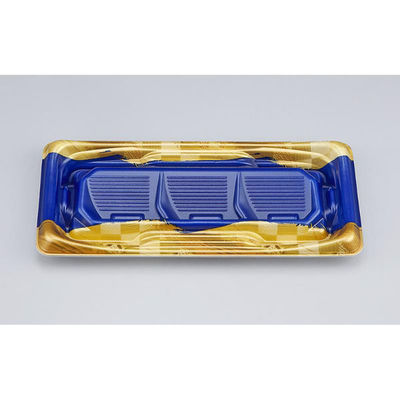 シーピー化成 寿司容器 SFうま盛段3 明和紺 本体 0277803004065 1ケース(1000個(50個×20)（直送品）