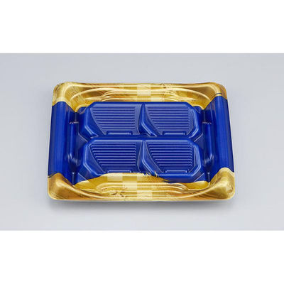 シーピー化成 寿司容器 SFうま盛段4 明和紺 本体 0277804004065 1ケース(900個(50個×18)（直送品）