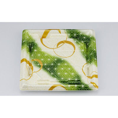 シーピー化成 寿司容器 SF美角33 あさ月緑 本体 0277933004145 1ケース(900個(50個×18)（直送品）