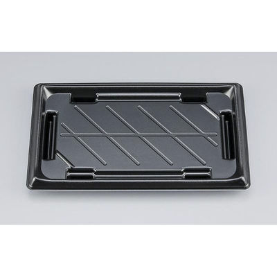 シーピー化成 寿司容器 SF美角25 黒 本体 0277925000525 1ケース(800個(50個×16)（直送品）