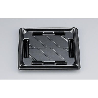 シーピー化成 寿司容器 SF美角23 黒 本体 0277923000525 1ケース(900個(50個×18)（直送品）