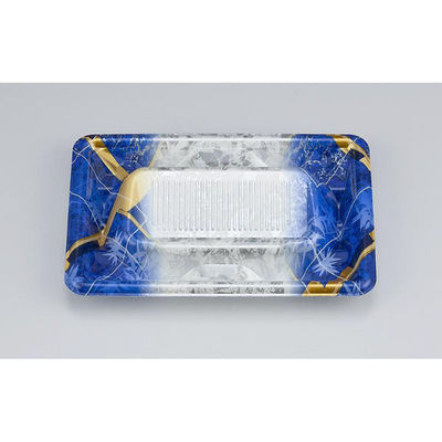 シーピー化成 寿司容器 SF冴盛段17-11 菱掛け青 本体 027831711A365 1ケース(1200個(50個×24)（直送品）