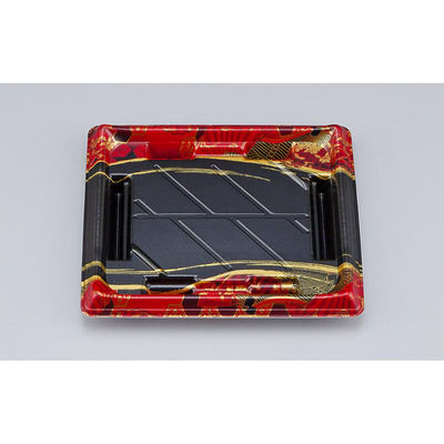 シーピー化成 寿司容器 SF美角23 京えん赤 本体 0277923009745 1ケース(900個(50個×18)（直送品）