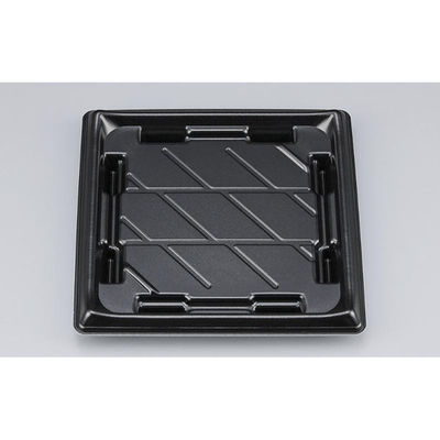 シーピー化成 寿司容器 SF美角33 黒 本体 0277933000525 1ケース(900個(50個×18)（直送品）