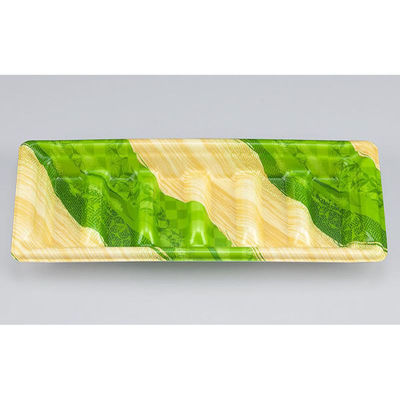 シーピー化成 寿司桶 SF角段25-10 しじま緑 本体 027842510A395 1ケース(1200個(50個×24)（直送品）