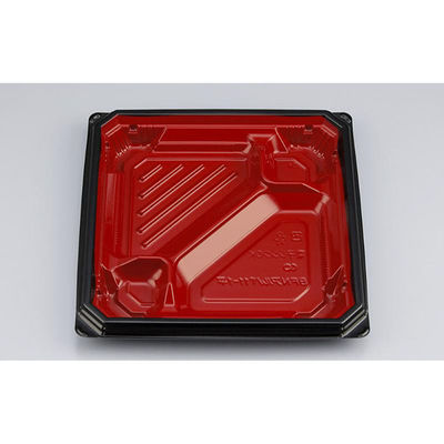 シーピー化成 弁当容器 BFNアルバ11-1平 本漆RB 本体 0280111112055 1ケース(400個(50個×8)（直送品）