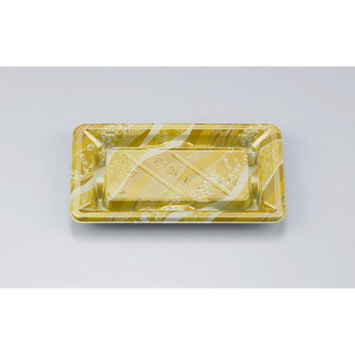 シーピー化成 寿司容器 NU桟橋13 絹風金 本体 0394013007975 1ケース(1500個(50個×30)（直送品）