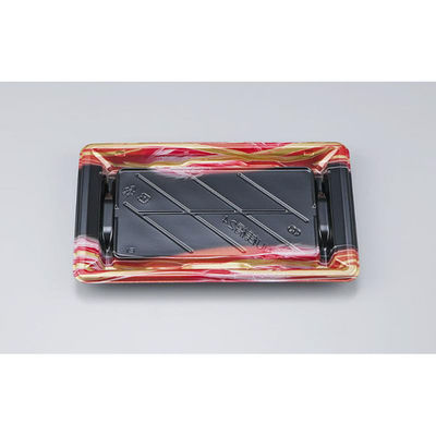 シーピー化成 寿司容器 NU桟橋24 そよ風赤 本体 0394024008075 1ケース(900個(50個×18)（直送品）