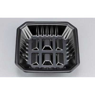 シーピー化成 発泡トレー 新L筏20-20-37 黒 0513202060520 1ケース(800個(50個×16)（直送品）