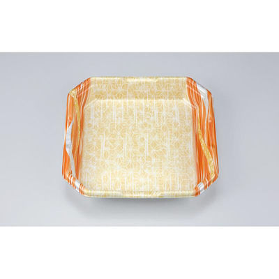 シーピー化成 発泡トレー L-カク2 滝川橙 0515102008740 1ケース(600個(50個×12)（直送品）