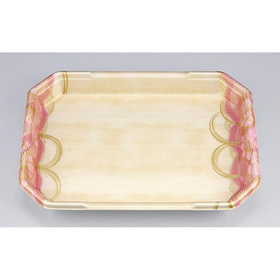 シーピー化成 発泡トレー L-カク4 波瓦桃 051510400A610 1ケース(300個(50個×6)（直送品）